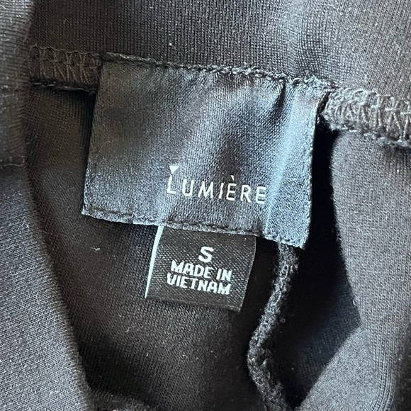 Lumière High Waisted Ponte Black Pants Thick Legging Style: AP00149 SIZE SMALL - Picture 8 of 10